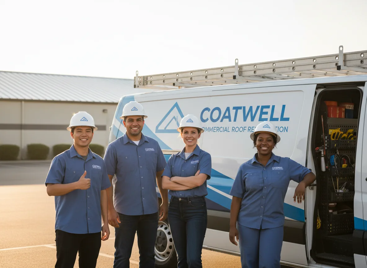 Commercial roof coating company in Stanwood, MI
